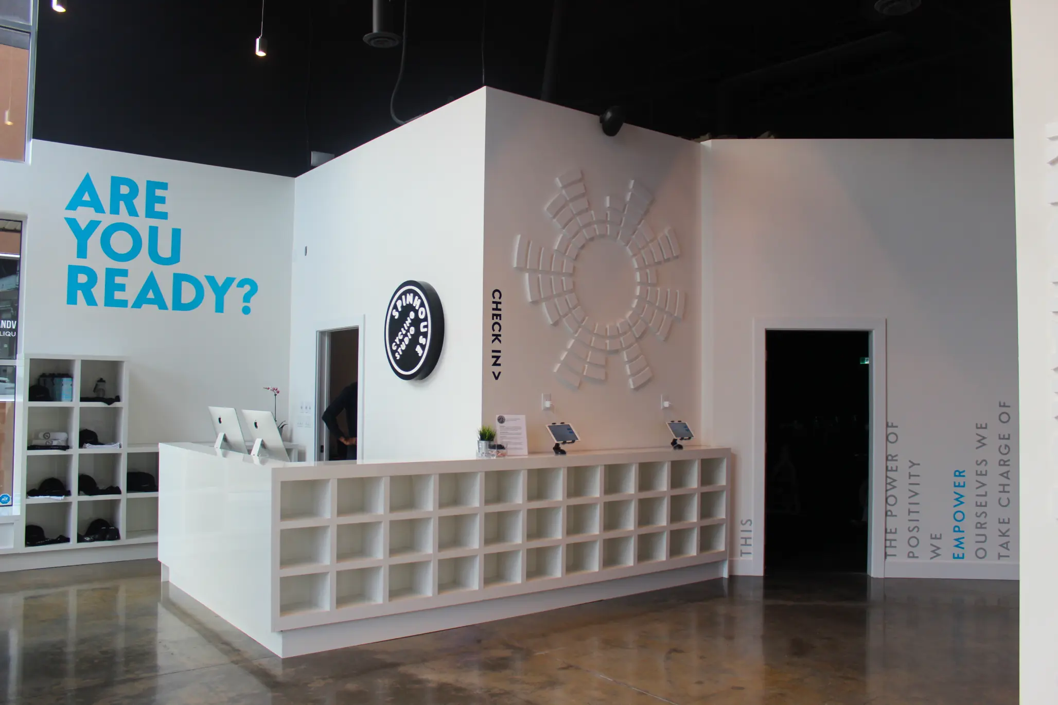 Spinhouse Cycling Studio design detail