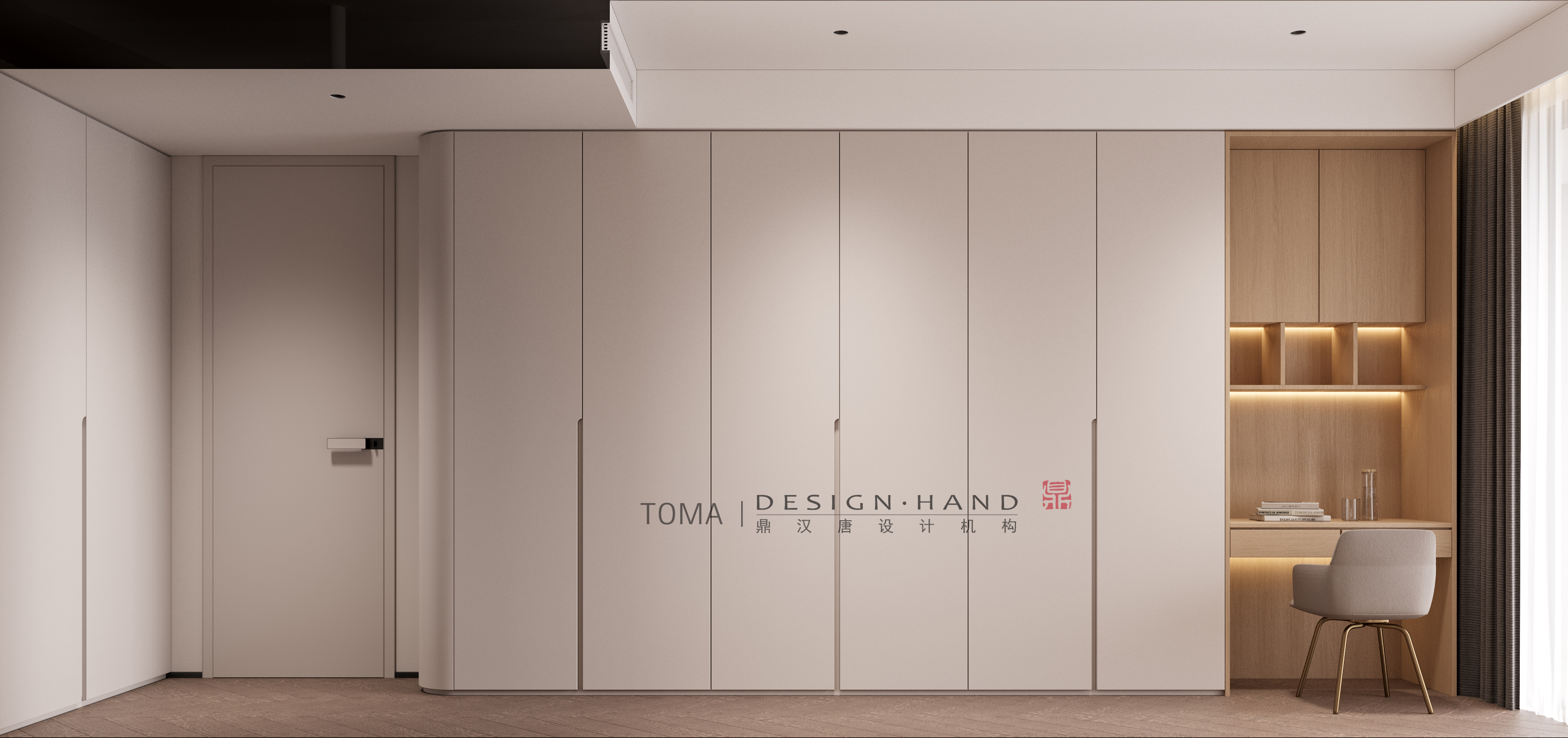 Master bedroom detail